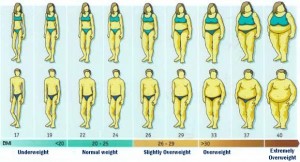 BMI definere overvægt hos mænd og kvinder
