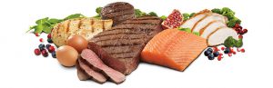 billede af kød med masser af protein